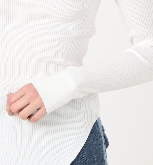 TOMORROWLAND GOODS「HAKUJI コットン ロングスリーブプルオーバー」|Tシャツ・カットソー|