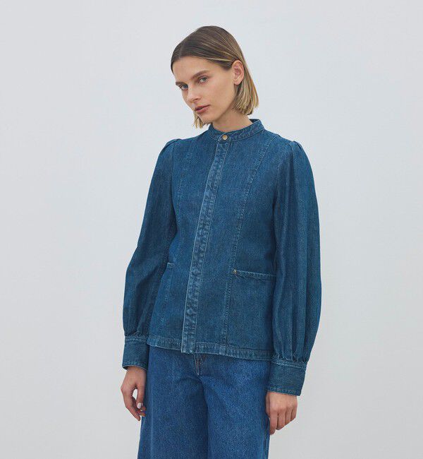 DES PRES「【WEB先行予約】ライトウェイトデニム パフスリーブブルゾン」|デニムジャケット|