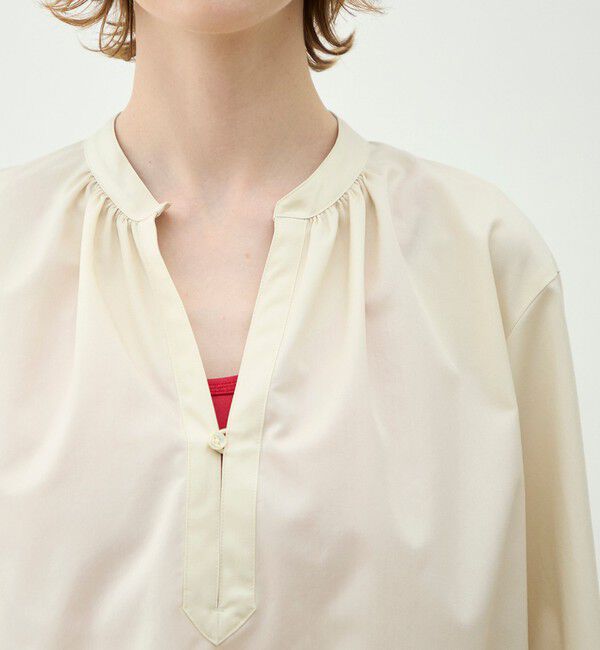 MACPHEE「コットンブロード プルオーバーブラウス」|シャツ・ブラウス|