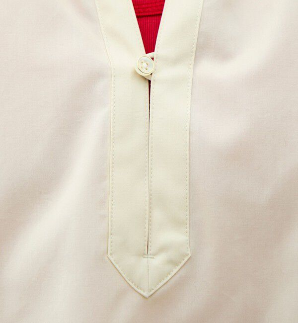 MACPHEE「コットンブロード プルオーバーブラウス」|シャツ・ブラウス|