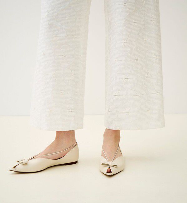 TOMORROWLAND collection「【WEB先行予約】ブロッサムエンブロイダリー ストレートパンツ」|その他|