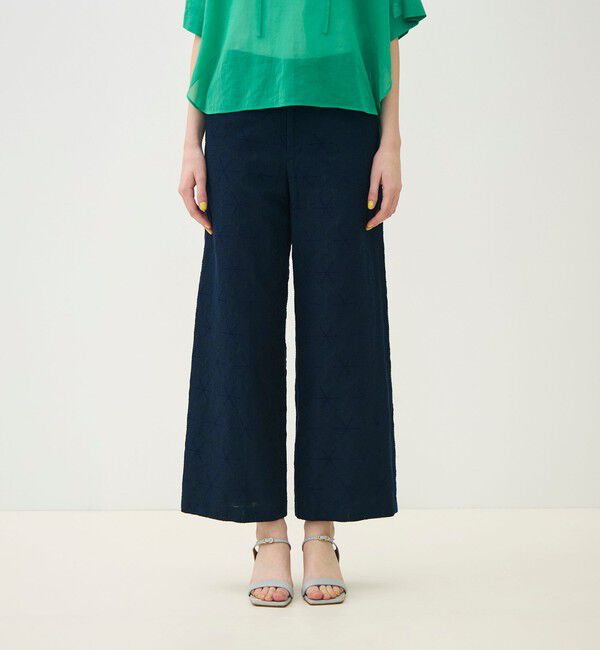 TOMORROWLAND collection「【WEB先行予約】ブロッサムエンブロイダリー ストレートパンツ」|その他|