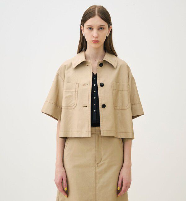 TOMORROWLAND collection「【WEB先行予約】コットンラミーモールスキン カーゴジャケット」|その他|