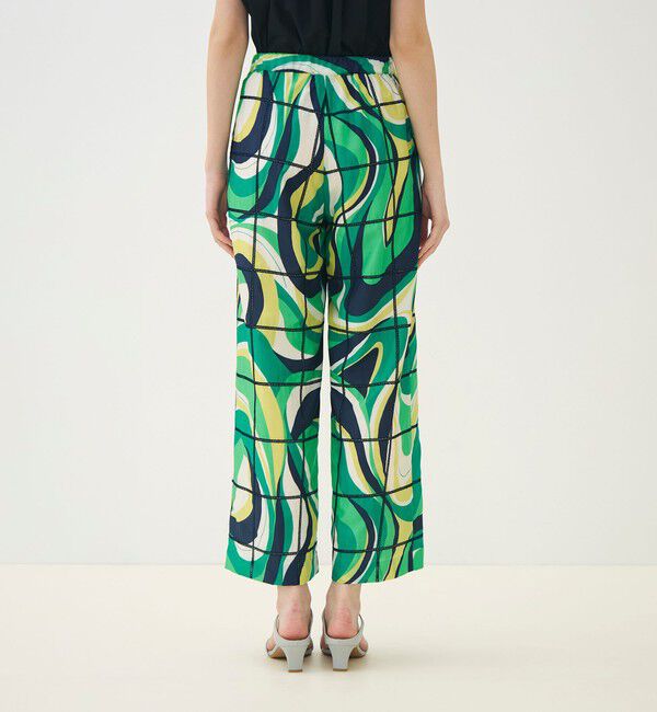 TOMORROWLAND collection「【WEB先行予約】アイレットウェーブプリント ワイドストレートパンツ」|その他|