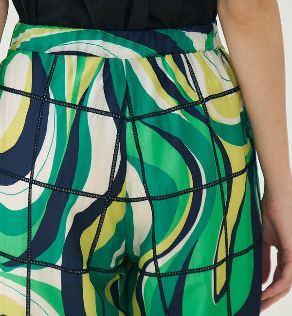 TOMORROWLAND collection「【WEB先行予約】アイレットウェーブプリント ワイドストレートパンツ」|その他|