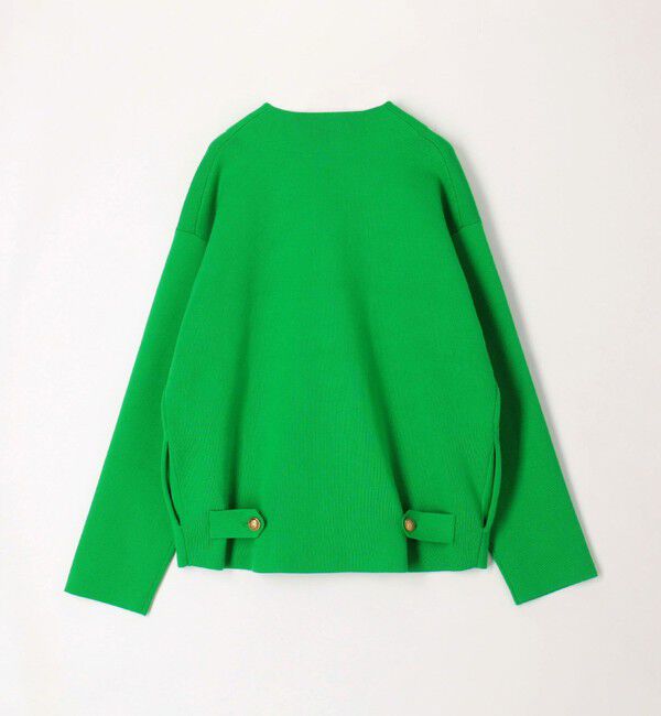 CABaN「コットンカシミヤ ハイVネックカーディガン」|ニット・セーター|