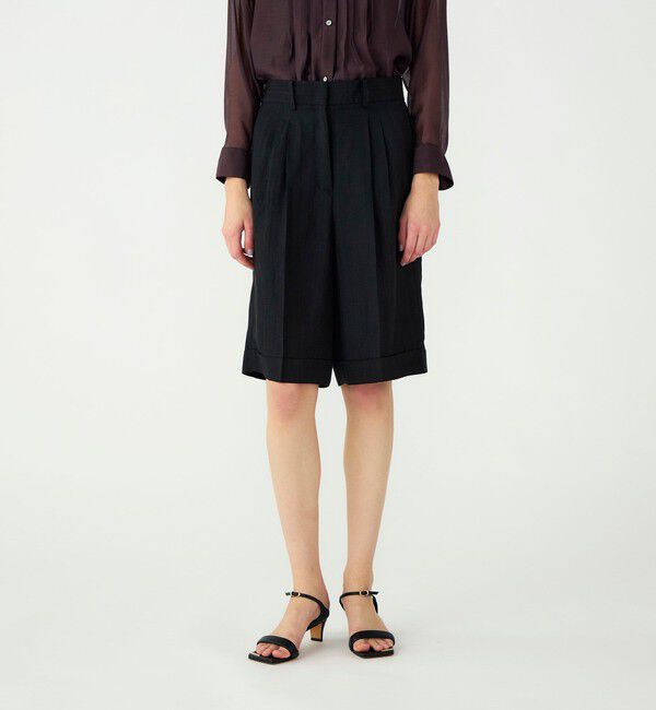 Ballsey「【WEB先行予約】レーヨンリネンブッチャー バミューダパンツ」|その他|