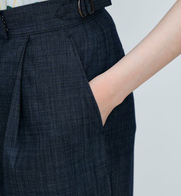 TOMORROWLAND collection「コンフォートデニム タックワイドパンツ」|その他|