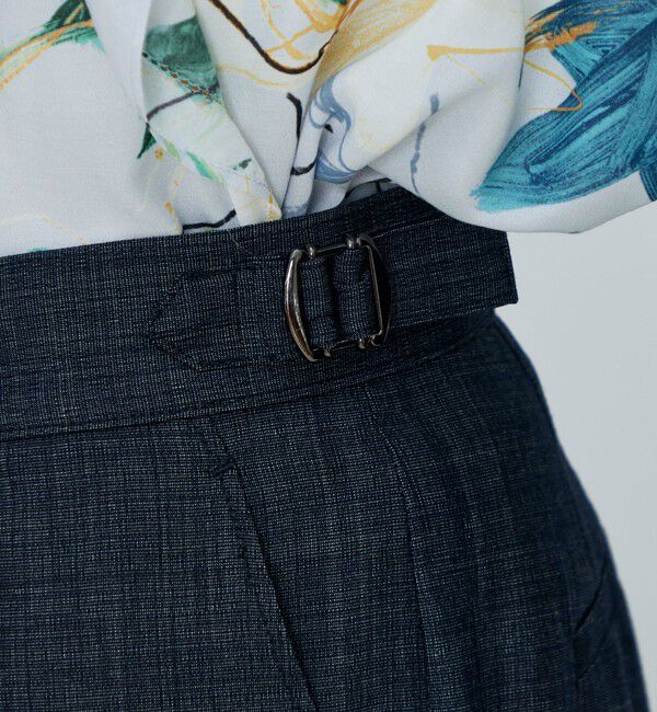 TOMORROWLAND collection「コンフォートデニム タックワイドパンツ」|その他|