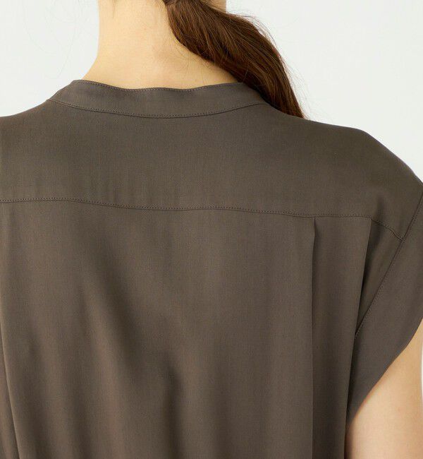 Ballsey「【WEB先行予約】セルロースツイル スタンドカラーオールインワン」|オールインワン|