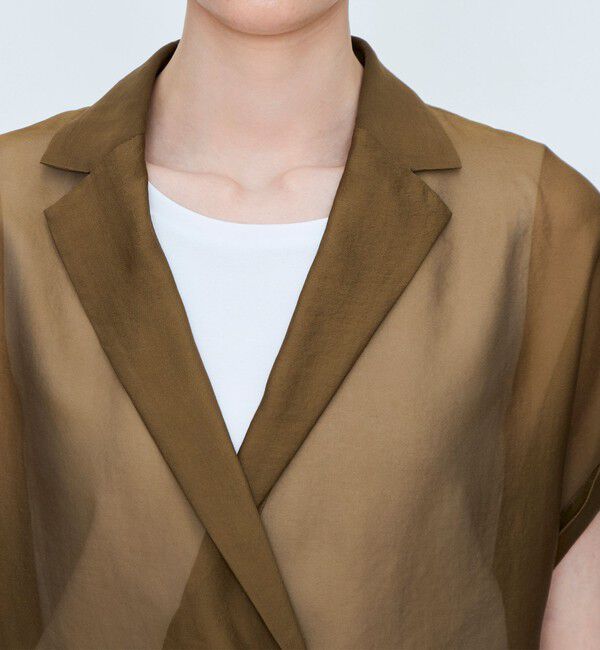 TOMORROWLAND collection「【WEB先行予約】シアーオーガンジー フレンチジャケット」|その他|