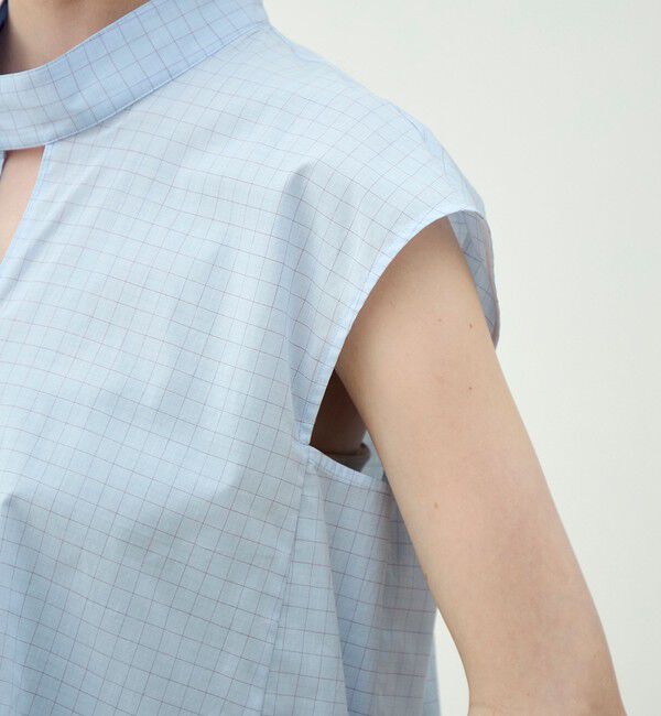 MACPHEE「【WEB先行予約】コットンブロード タイブラウス」|シャツ・ブラウス|