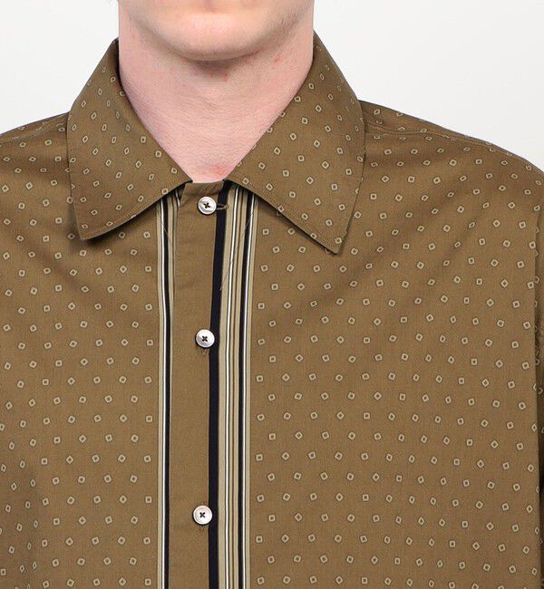 TOMORROWLAND MENS「コットンレーヨン スカーフプリント ロングスリーブシャツ」|シャツ・ブラウス|