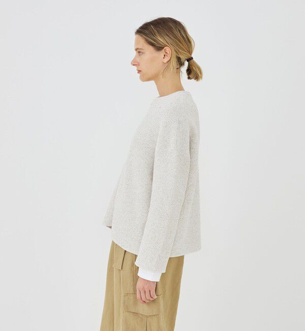 GALERIE VIE「スプリングツイード ノーカラーブルゾン」|ブルゾン・スタジャン|