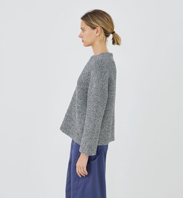 GALERIE VIE「スプリングツイード ノーカラーブルゾン」|ブルゾン・スタジャン|