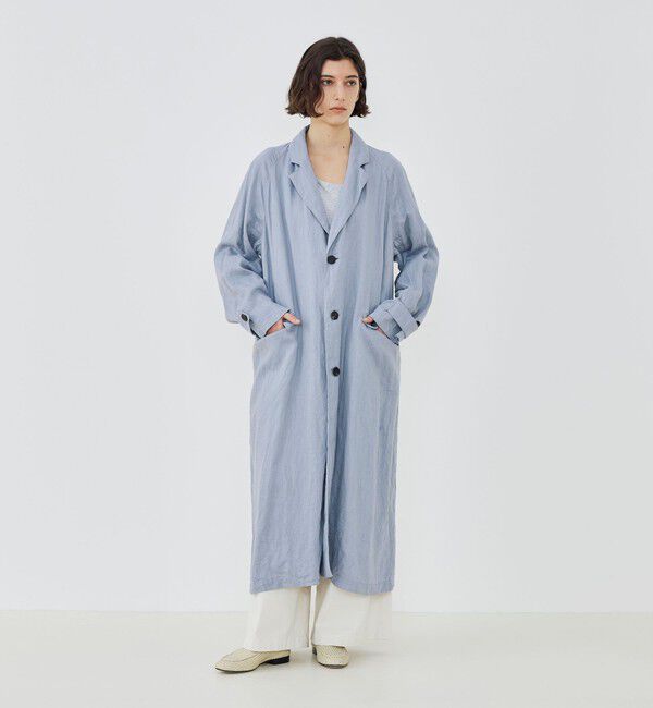 GALERIE VIE「ダストリネン チェスターコート」|チェスターコート|