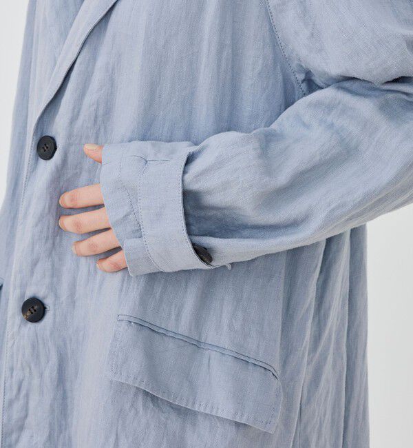 GALERIE VIE「ダストリネン チェスターコート」|チェスターコート|