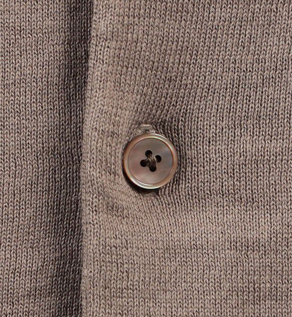 TOMORROWLAND MENS「TOMORROWLAND tricot ギザコットン アーガイル柄 ポロカラーカーディガン」|カーディガン|