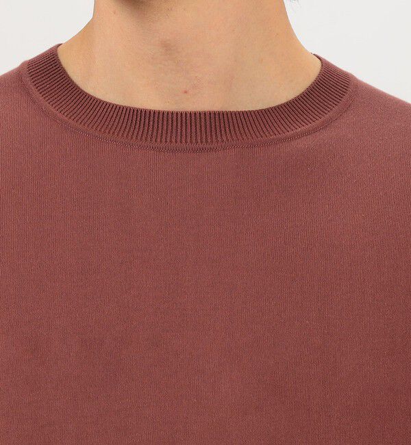 TOMORROWLAND MENS「ギザコットン クルーネックニット 」|ニット・セーター|