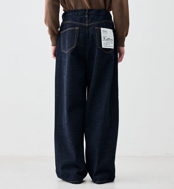 Edition「インディゴデニム ドローコードパンツ」|デニム|