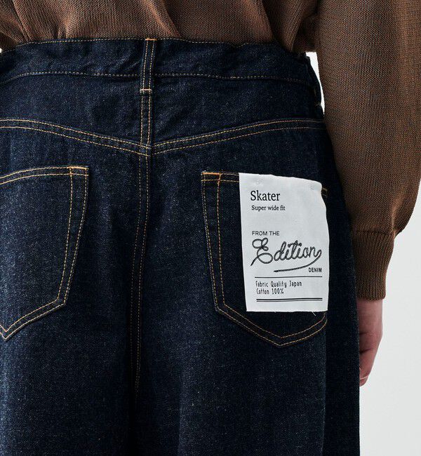 Edition「インディゴデニム ドローコードパンツ」|デニム|