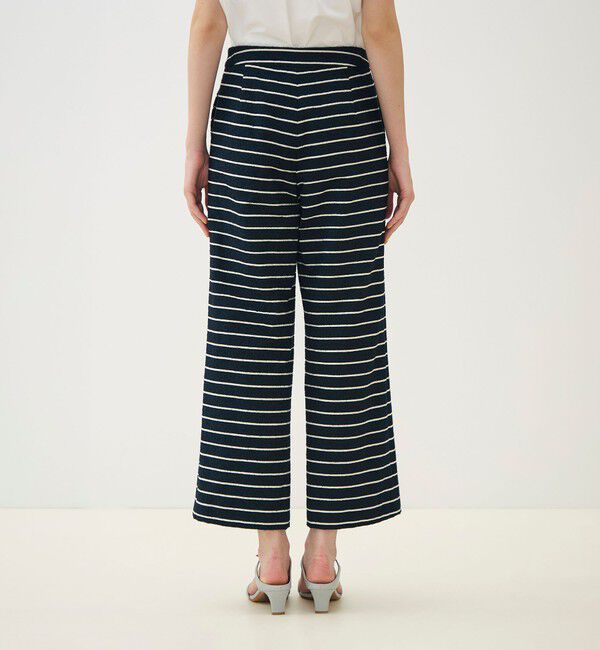 TOMORROWLAND collection「シルクブレンドボーダー ストレートパンツ」|その他|