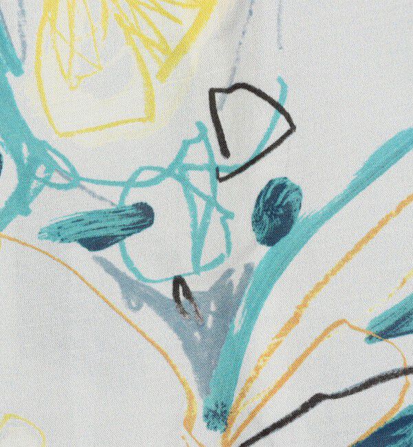 TOMORROWLAND collection「ウィスパーブルームプリント フレアスリーブブラウス」|シャツ・ブラウス|