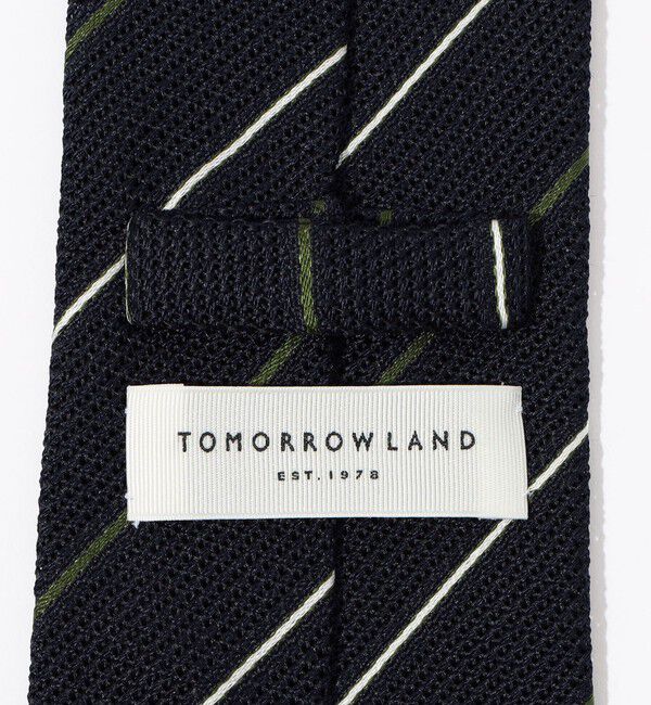 TOMORROWLAND GOODS「TOMORROWLAND シルクジャガード レジメンタルストライプネクタイ」|ネクタイ・蝶ネクタイ|