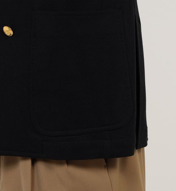 TOMORROWLAND MENS「コットンビスコースダブルニット ダブルブレステッド6Bブレザー DONDY」|テーラードジャケット|