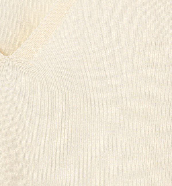 DES PRES「マットシルク Vネックプルオーバー」|ニット・セーター|