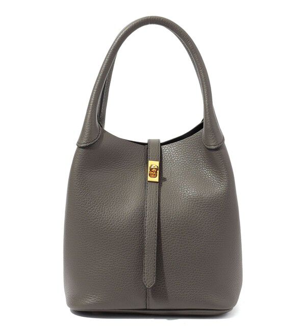 TOMORROWLAND GOODS「VIOLAd'ORO TRERO レザーベルトトートバッグ」|トートバッグ|17 チャコールグレー