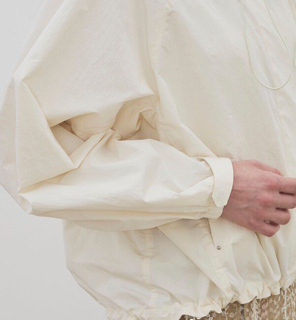 DES PRES「ポリエステルナイロンコットン フーディテックブルゾン」|ブルゾン・スタジャン|