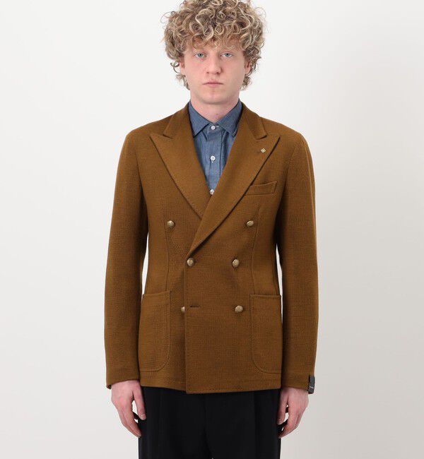 TOMORROWLAND BUYING WEAR「TAGLIATORE DARREL ポリエステルウール ダブルブレステッド6Bジャケット」|テーラードジャケット|