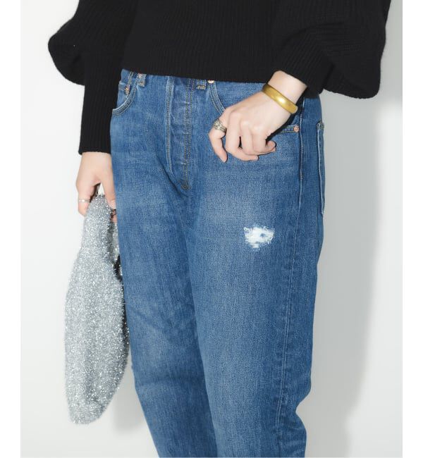  「《追加2》テーパードデニム5ポケットパンツ」|デニム|