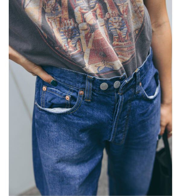  「《追加2》テーパードデニム5ポケットパンツ」|デニム|