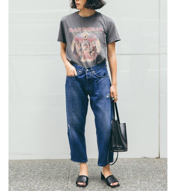  「《追加2》テーパードデニム5ポケットパンツ」|デニム|