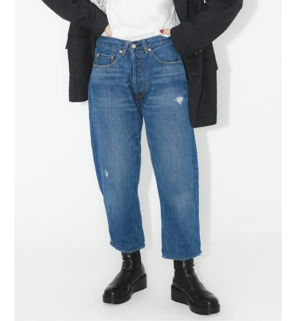  「《追加2》テーパードデニム5ポケットパンツ」|デニム|