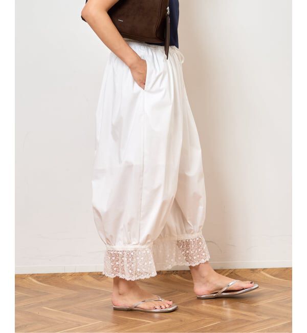  「《予約》LACE HEM BALLOON パンツ」|その他|