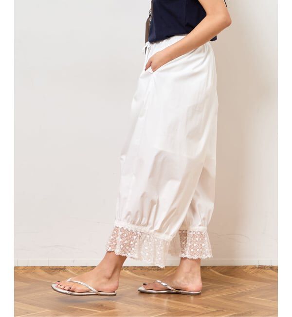  「《予約》LACE HEM BALLOON パンツ」|その他|