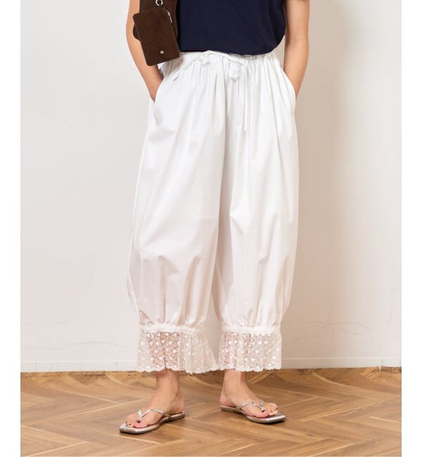  「《予約》LACE HEM BALLOON パンツ」|その他|