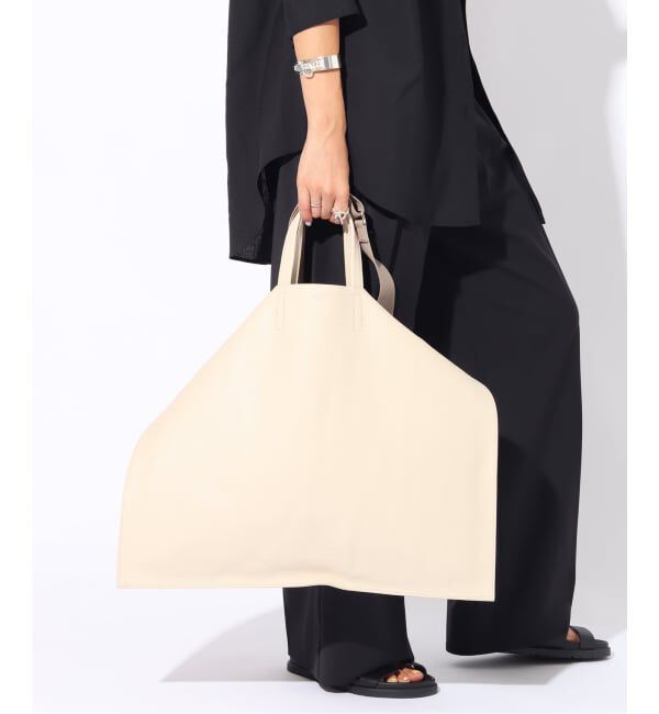  「【blancle/ ブランクレ】S.LEATHER FLAT TOTE」|トートバッグ|