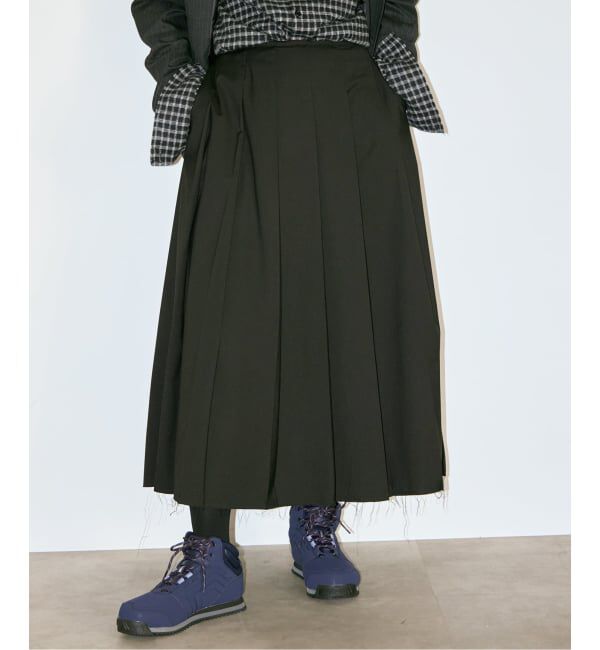  「《追加》TR PLEATS スカート」|スカート|ブラック