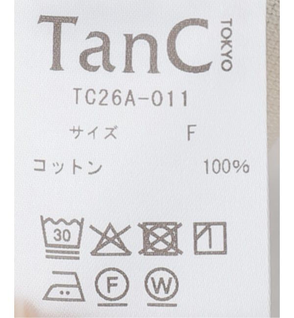  「TanC TOKYO PIQUE BORDER TANK ROMPERS TC26A-011：ボディスーツ」|タンクトップ|
