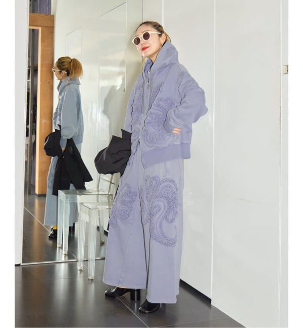  「TAAKK SCULPTURAL EMBROIDERY WIDE  PANTS TA26SS-PT070：パンツ」|その他|