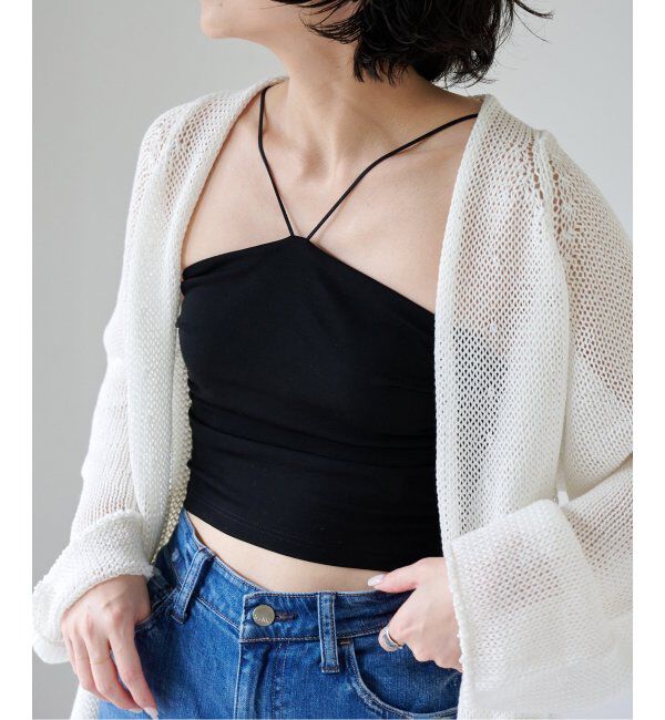 EMILYWEEK「EMILY WEEK&times;FRAMeWORK Vラインクロップドブラキャミソール」|インナー|