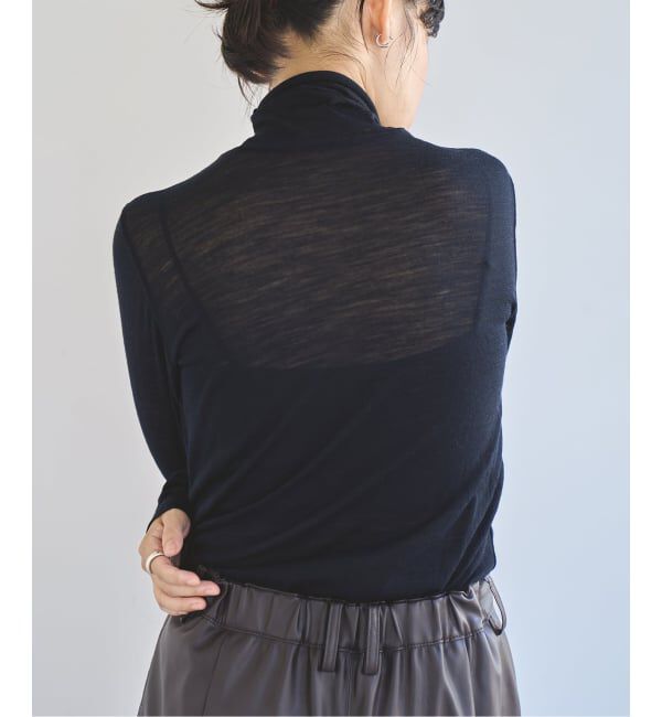 EMILYWEEK「《追加》スーパーウール タートルネックシアープルオーバー」|Tシャツ・カットソー|