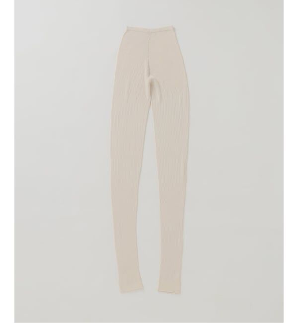 EMILYWEEK「シルク混リブレギンス」|レギンス・スパッツ|