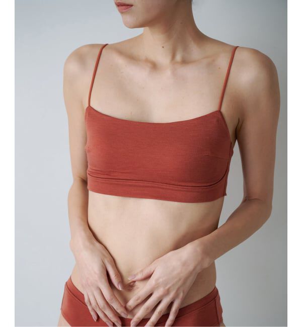 EMILYWEEK「《予約》【ACTIVE】Bamboo ストレッチブラ（ベージュA、オレンジ）」|インナー|