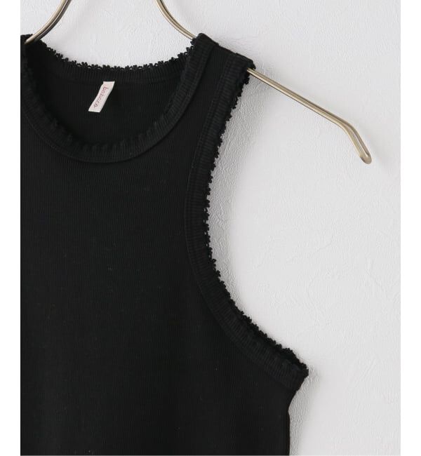 EMILYWEEK「【babaco/ババコ】Cotton/Silk Ribbed Tank Top w/Emb / BA01-CR83」|タンクトップ|