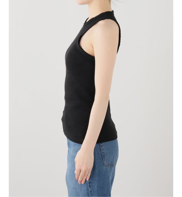 EMILYWEEK「【babaco/ババコ】Cotton/Silk Ribbed Tank Top w/Emb / BA01-CR83」|タンクトップ|